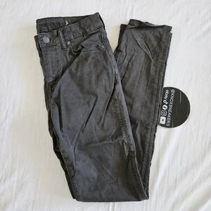 American Eagle Flex + Slim Chino Pants Dark Grey Men's Size 28 x 34